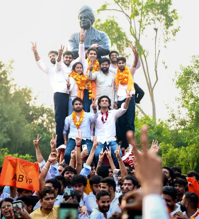 ABVP wins DUSU 2026: President, secretary and joint secretary posts swept