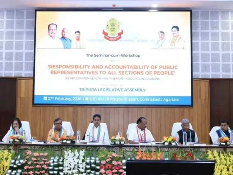 Tripura CM Saha Highlights Accountability and Transparency as Foundations of Democracy