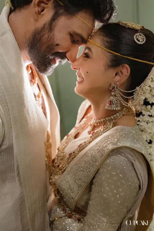 Telugu actor Bellamkonda Sai Sreenivas marries Kavya in Tirumala ceremony