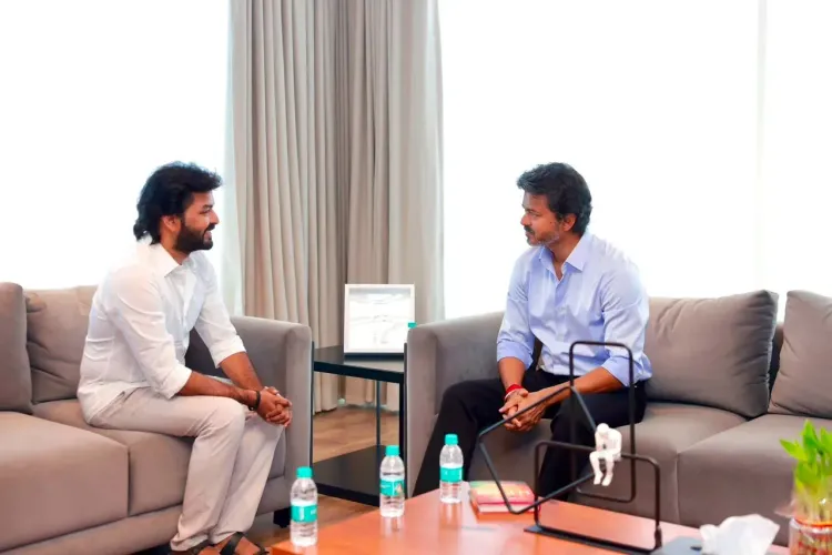 Actor Jai meets TN CM Vijay, calls it a 'warm meeting with my brother'