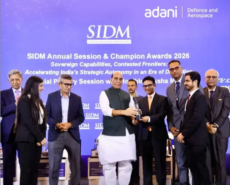 Adani Defence wins SIDM Champion Award 2026 for defence export performance
