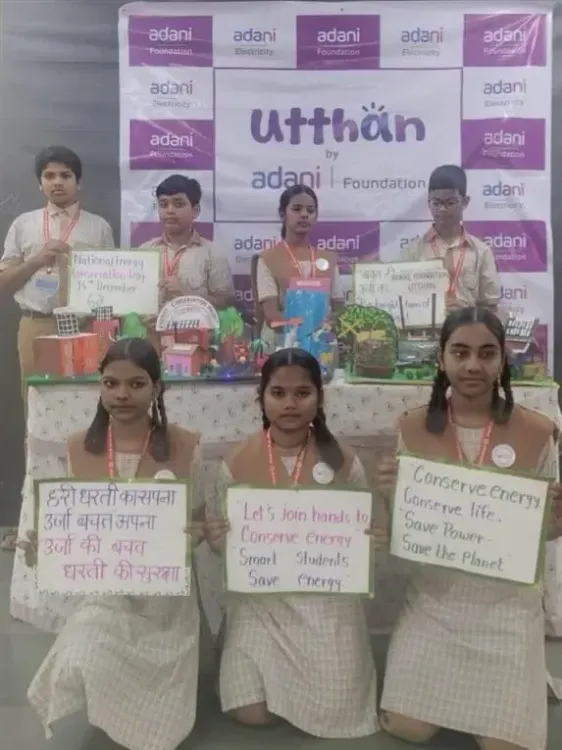 How Did the Adani Foundation and Adani Electricity Celebrate National Energy Conservation Day with Mumbai Students?
