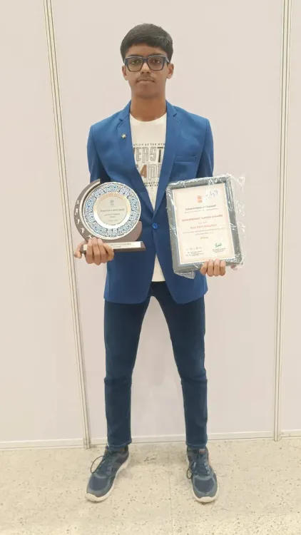 Parth Shah wins Gujarat's Jaydeepsinhji Junior Award for speed skating