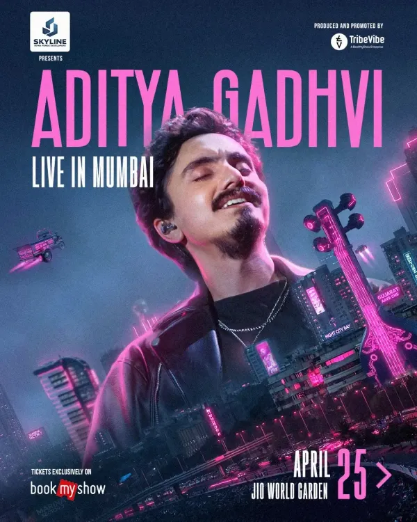 Aditya Gadhvi to Ignite Mumbai with a Special Performance
