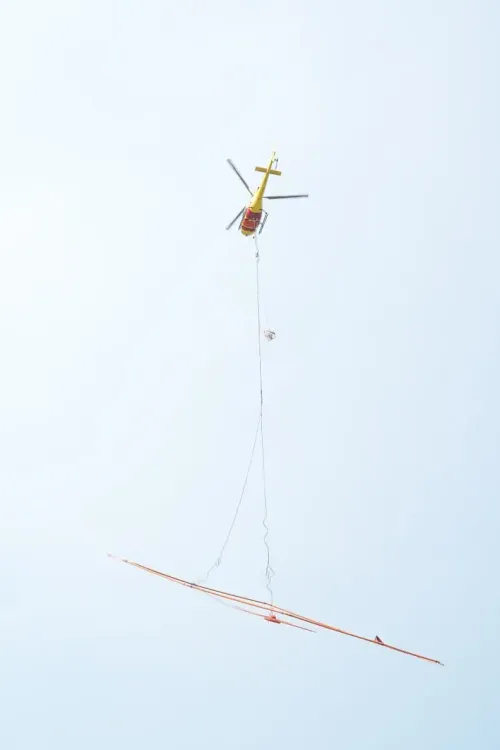 What is the Significance of the Aerial Electromagnetic Survey for the SLBC Tunnel in Telangana?