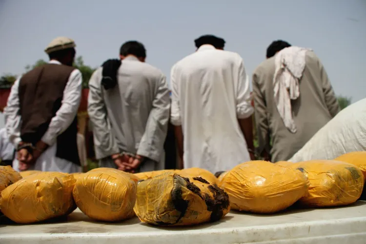 Afghan Authorities Detain 12 Suspected Drug Traffickers