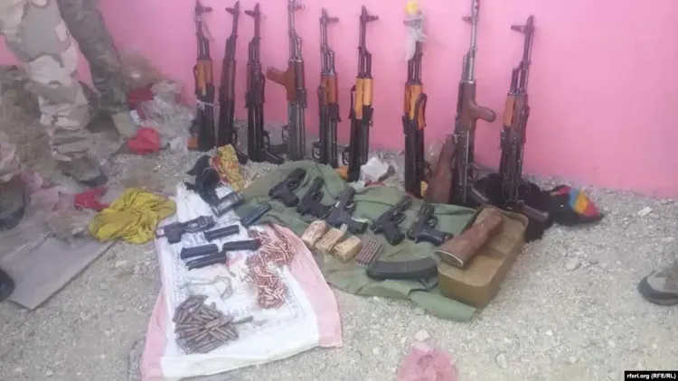 Weapons Seized in Ghazni Province, Afghanistan