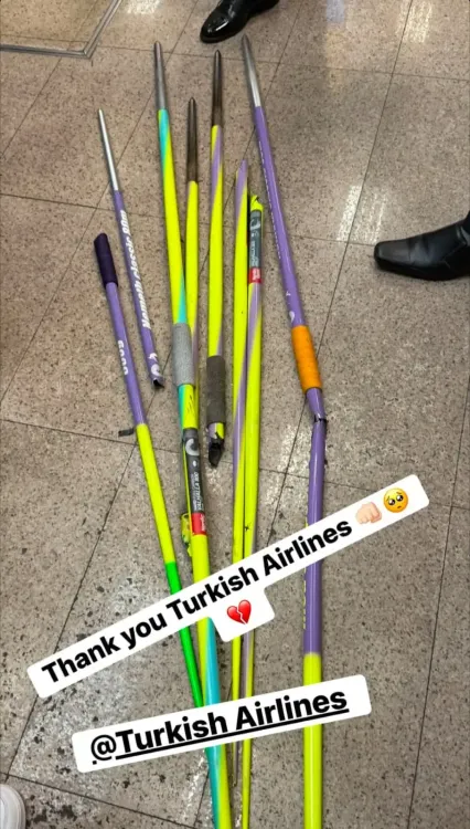 Rumesh Pathirage's javelins damaged in transit after Ultimate C'ships win