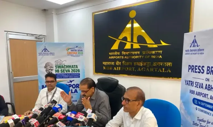 Agartala's MBB Airport handles 1.5 mn passengers in 2025-26, ranks 6th in customer satisfaction