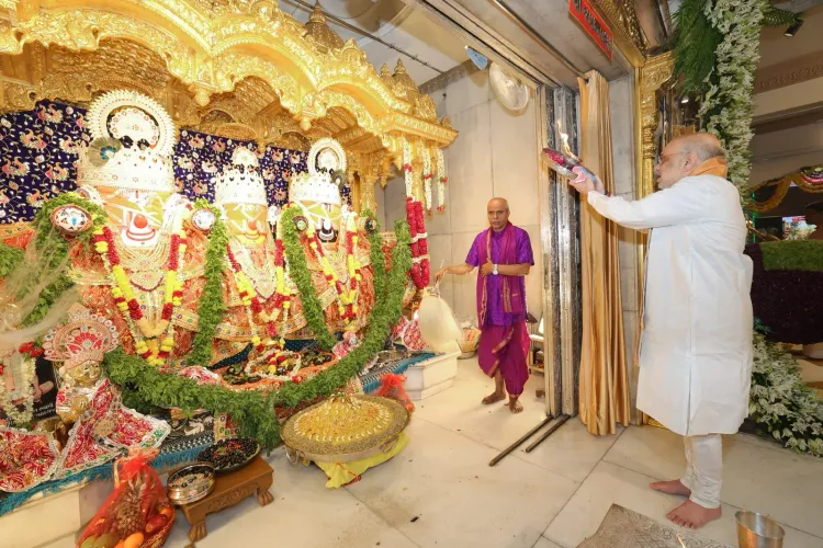 अहमदाबाद में भगवान जगन्नाथ की 149वीं रथयात्रा शुरू, अमित शाह ने परिवार संग की मंगला आरती
