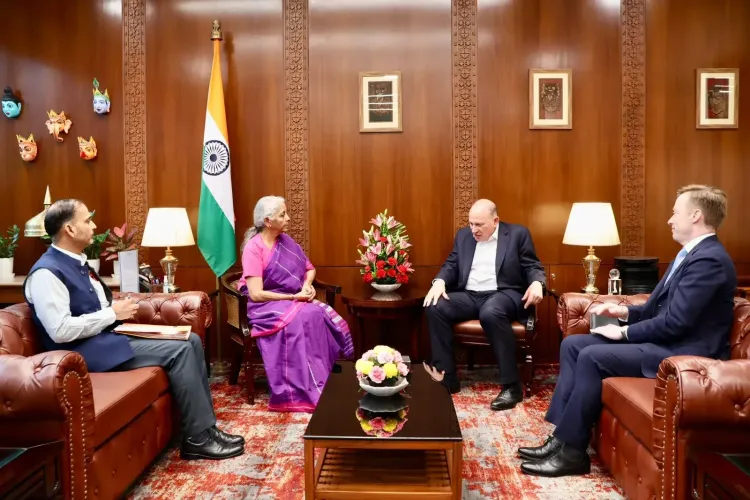 AIA Group Chairman Sir Mark Tucker Meets FM Sitharaman