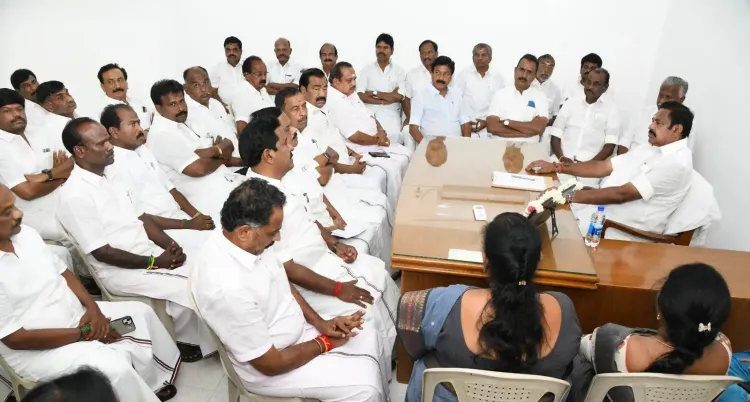 AIADMK district secretaries meet in Chennai amid revolt fears, TVK defection talk