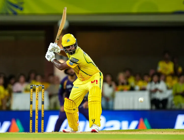 आईपीएल 2026: सीएसके ने केकेआर के खिलाफ 5 विकेट पर बनाए 192 रन, सैमसन-ब्रेविस का कमाल