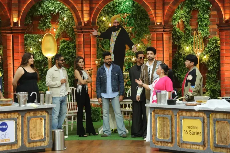 Ajay Devgn, Riteish Deshmukh, Jaaved Jaaferi bring Dhamaal chaos to Laughter Chefs