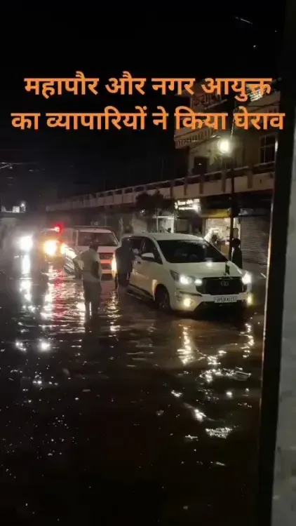 Akhilesh blames BJP corruption for UP city flooding