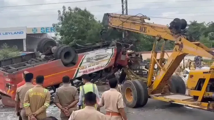 Akhilesh questions UP transport safety after bus wheel falls off