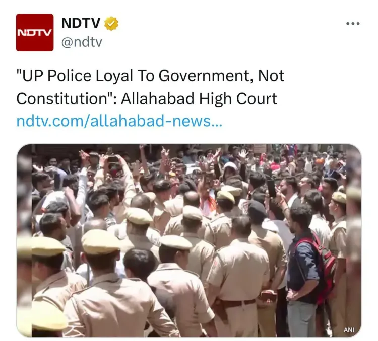 Akhilesh Yadav Cites HC Rebuke to Attack UP Police Under BJP