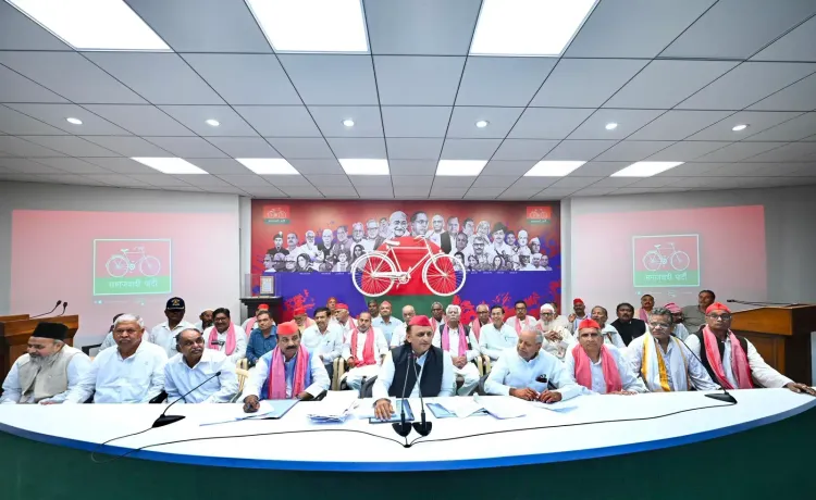 Akhilesh Yadav Posts From SP Office, Signals Party Activity