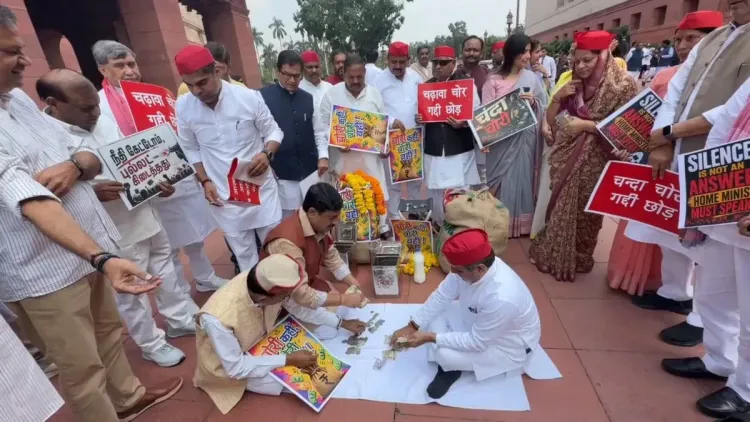 Akhilesh Yadav targets BJP over political funding opacity
