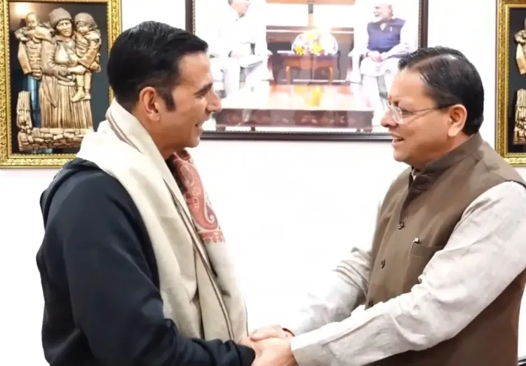 Akshay Kumar meets Uttarakhand CM Dhami, discusses Film Policy 2024