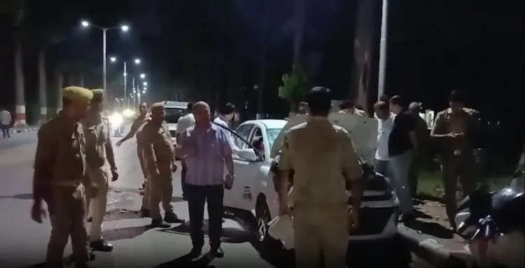 एएमयू कैंपस में नशे में धुत युवक-युवती का हंगामा, बिना नंबर प्लेट की कार से घुसे; पुलिस को सौंपा