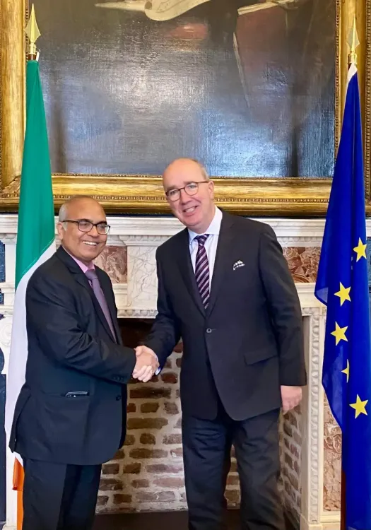 How Did Ambassador Mishra Thank Ireland for Its Support Amid Attacks on Indians?