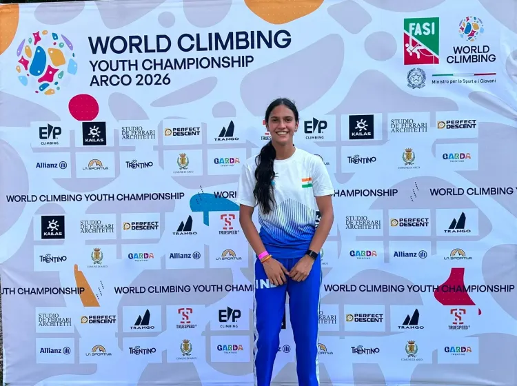 Amieyra Khoslla sets Indian National Youth Record, finishes 6th at IFSC World Youth Climbing Championships 2026