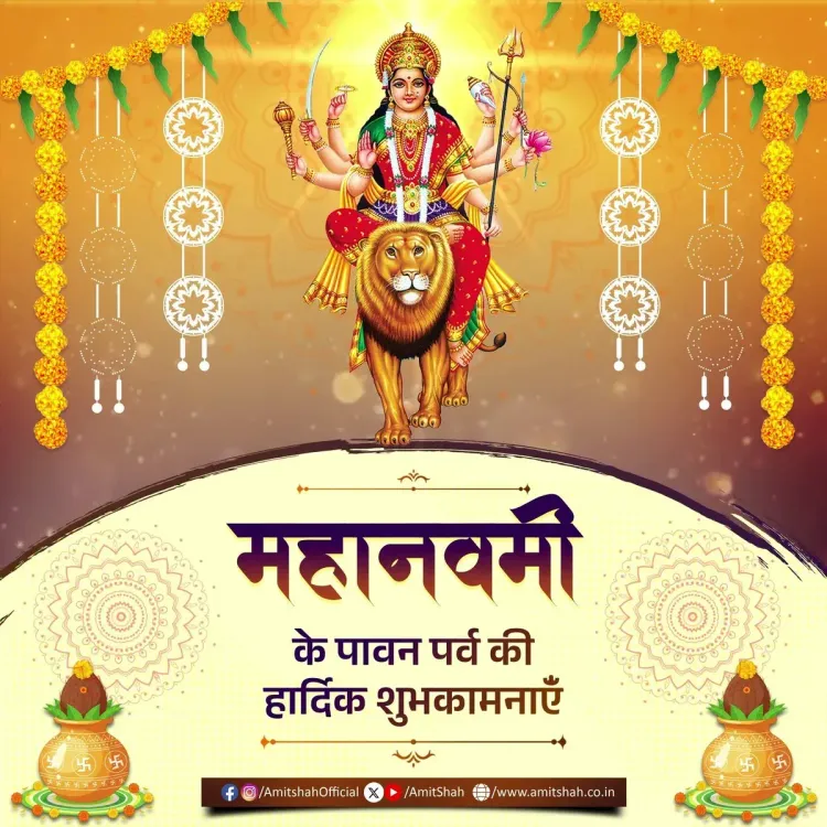 Amit Shah extends Mahanavami greetings to the nation