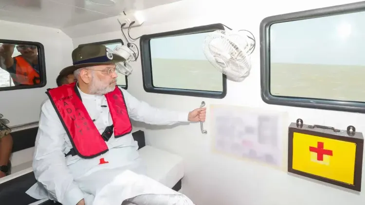 Amit Shah Inspects India-Pakistan Border at Sir Creek