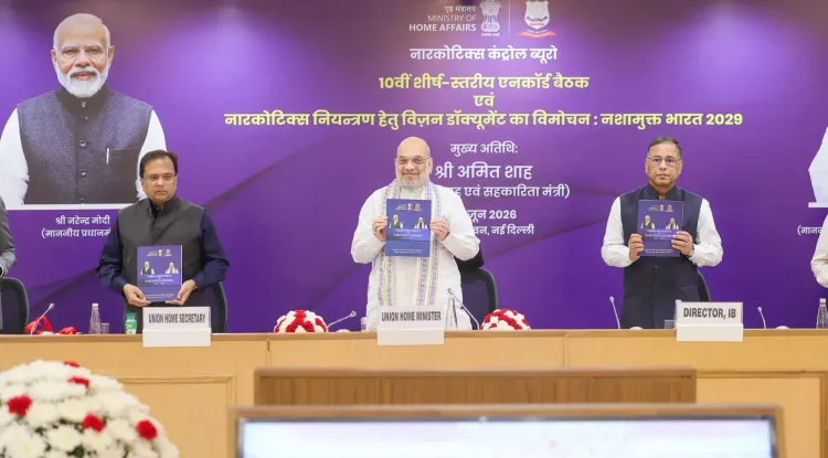 Amit Shah Launches 3-Year Narcotics Vision Document at NCORD Meet