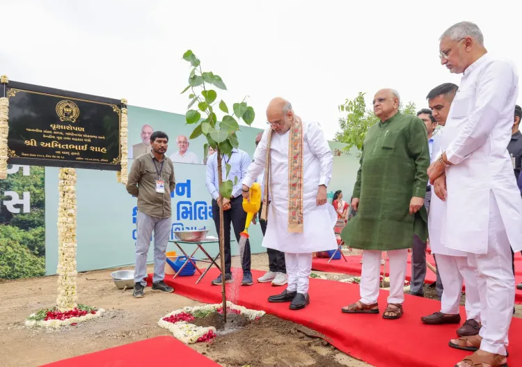 Amit Shah launches tree drive, unveils ₹405 cr projects in Gandhinagar