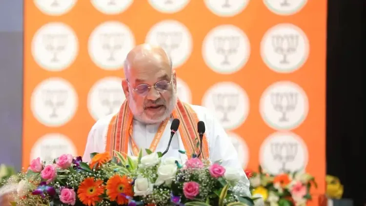Amit Shah Praises CM Yogi's Anti-Mafia Drive in UP
