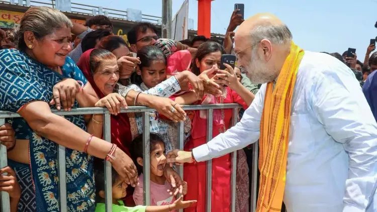 Amit Shah shares a warm personal moment with 'little friends'