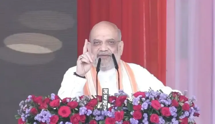 What did Amit Shah say about Maoists and Swadeshi products during Bastar Dussehra Durbar?