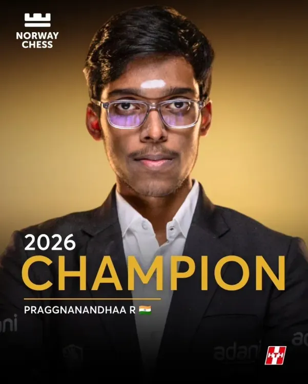 Anand Mahindra hails Praggnanandhaa's Norway Chess win