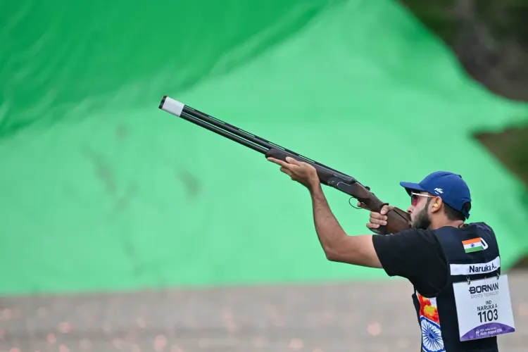 Anantjeet-Parinaaz win skeet mixed team bronze at 2026 Asian Games