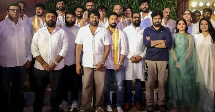 Anaswara Rajan joins Chiranjeevi's Mega158 as film launches with grand pooja