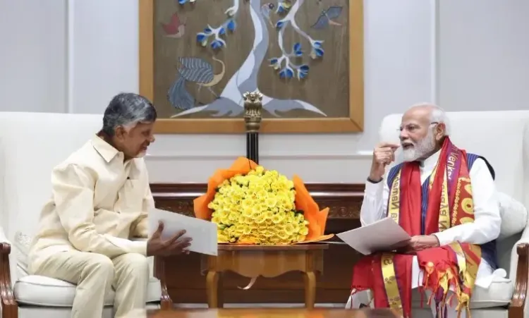 Andhra Pradesh CM Naidu Engages with PM Modi