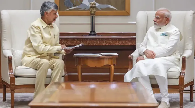 Did Andhra Pradesh CM Naidu Congratulate PM Modi on His 25th Year in Government?