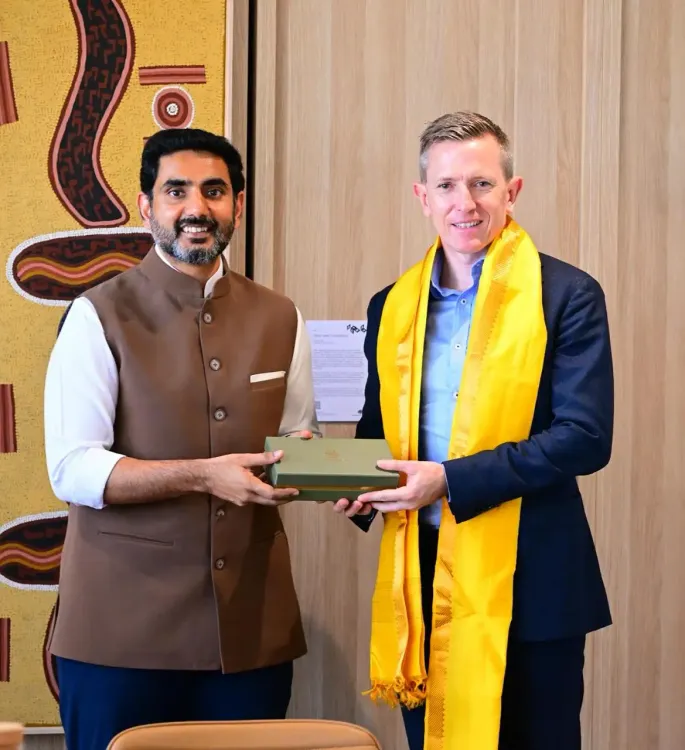 क्या आंध्र प्रदेश के मंत्री नारा लोकेश ने ऑस्ट्रेलिया के भारतीय झींगा आयात निर्णय की सराहना की?