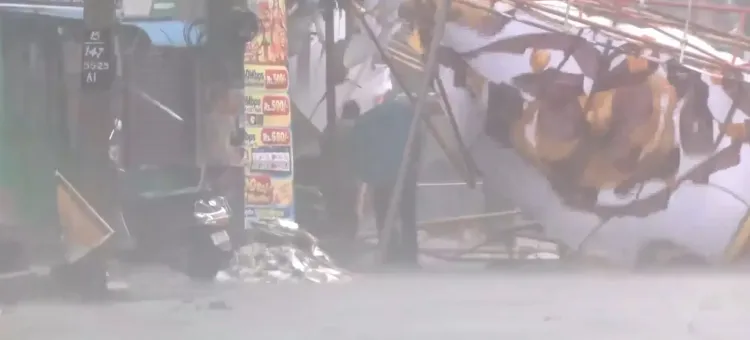 चक्रवात 'अर्नब' का आंध्र प्रदेश तट पर लैंडफॉल जारी, 140 किमी/घंटे की हवाएं; दोपहर तक पूरा होने की उम्मीद