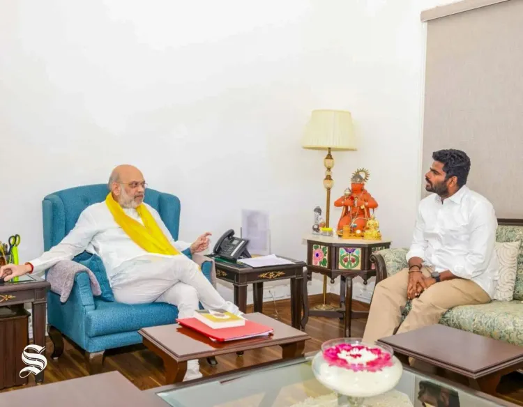 Annamalai meets Amit Shah, BL Santosh in Delhi amid TN BJP churn