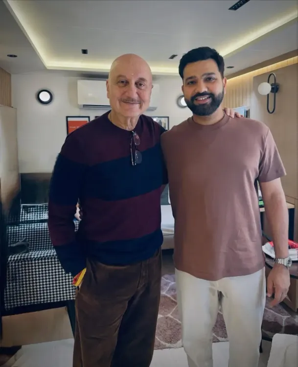 Did Anupam Kher Just Call Rohit Sharma a 'Cool Dude'?