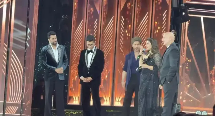 Did Anupam Kher Bring Back 90s Nostalgia While Honoring Shah Rukh Khan, Kajol, and Karan Johar at Filmfare?