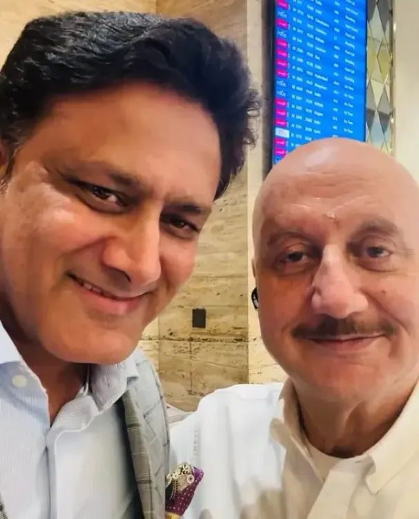 Anupam Kher and Anil Kumble: A Meeting of Legends with Cultural Depth