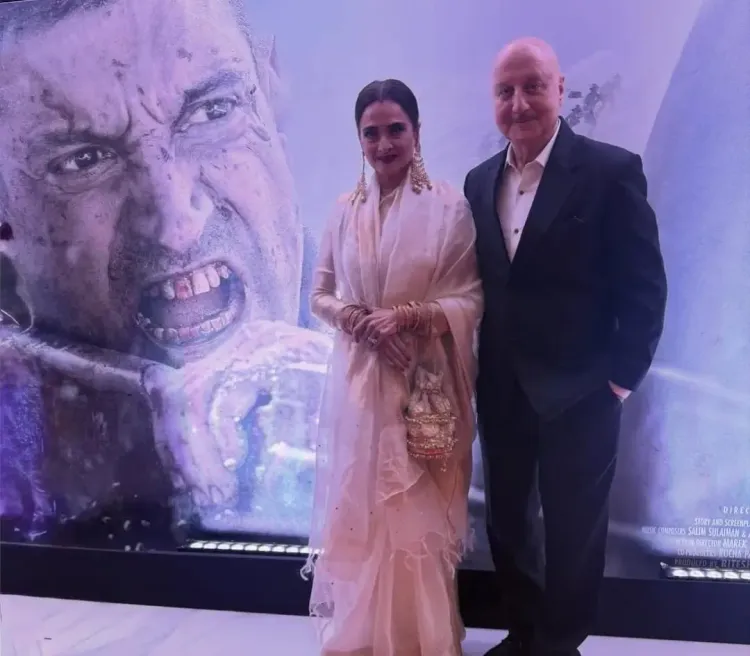 Did Anupam Kher Call Rekha 'Eternal' in Their Recent Meeting?