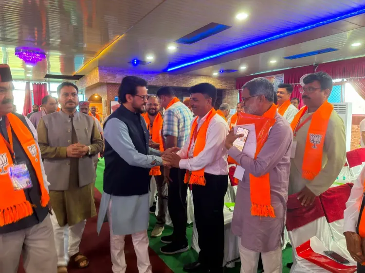 Anurag Thakur Addresses BJP Workers at Deendayal Training Camp in Hamirpur