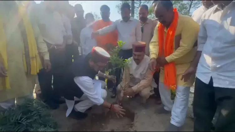 Anurag Thakur Calls for Mass Tree Plantation Drive from Hamirpur