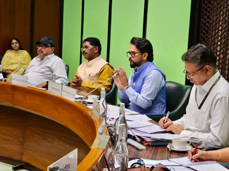 Anurag Thakur Chairs Panel Meet on Green Steel, RINL Revival