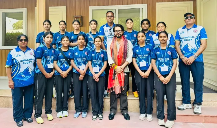 Anurag Thakur Hosts HP Rugby Team, Backs Talent Push